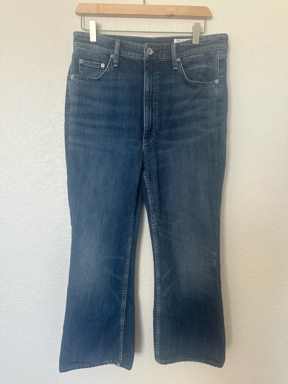 Rag & Bone Casey High Rise Cropped Flare Jeans